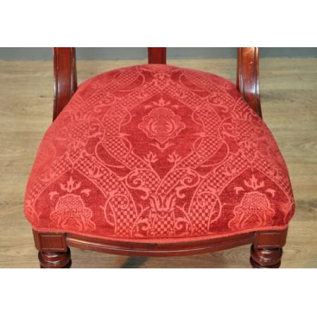 Viktorianische antike Mahagoni Stühle britisch ca 1860