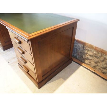 Antiker Art Deco Mahagoni Schreibtisch englisch 1920