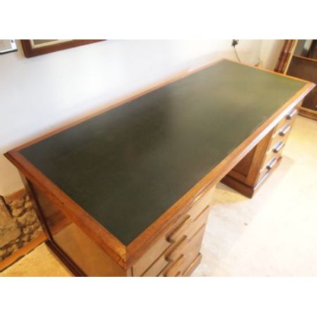 Antiker Art Deco Mahagoni Schreibtisch englisch 1920