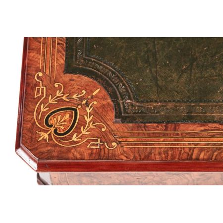 Viktorianischer antiker Davenport Schreibtisch Nussbaum ca 1860