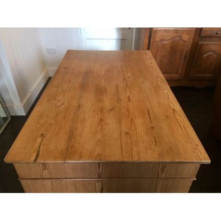 Antiker viktorianischer Kiefern Schreibtisch englisch ca 1860