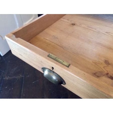 Antiker viktorianischer Kiefern Schreibtisch englisch ca 1860