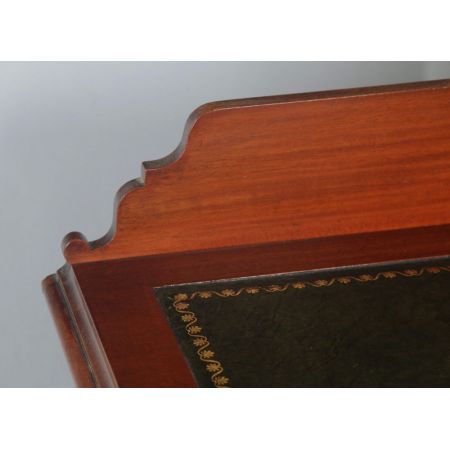 Viktorianischer antiker Mahagoni Schreibtisch britisch ca 1870