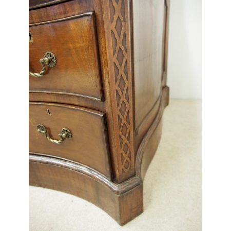 Antiker britischer Mahagoni Schreibtisch Chippendale ca 1880