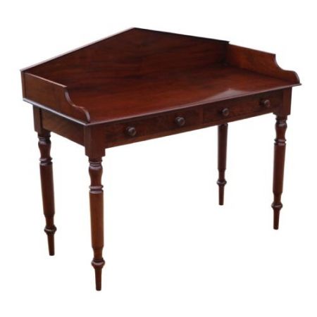 Antiker britischer Mahagoni Schreibtisch ca 1835