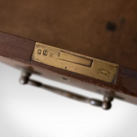 Georgianischer antiker Mahagoni Schreibtisch englisch ca 1915