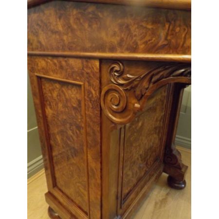 Viktorianischer antiker Davenport Schreibtisch Nussbaum antik ca 1860