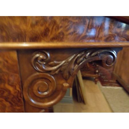 Viktorianischer antiker Davenport Schreibtisch Nussbaum antik ca 1860