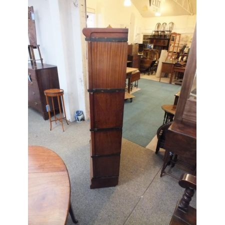 Antikes britisches Mahagoni Bücherregal Globe Wernicke ca 1920