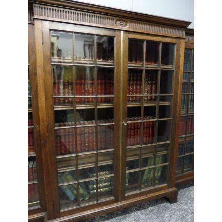 Antiker britischer Bücherschrank Eiche ca 1920