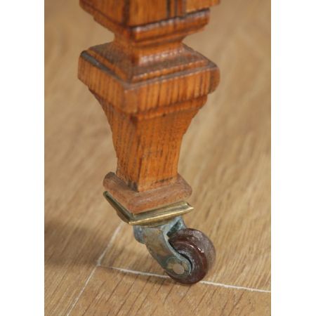 Viktorianischer antiker Eschen Schreibtisch britisch ca 1890