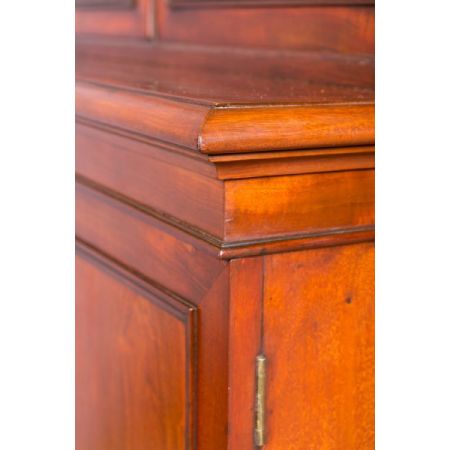 Viktorianischer antiker Mahagoni Bücherschrank britisch ca 1870