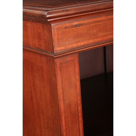 Antikes britisches Mahagoni Bücherregal ca 1900