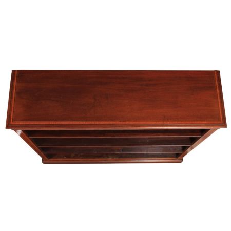 Antikes britisches Mahagoni Bücherregal ca 1900