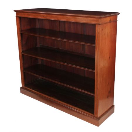 Antikes britisches Mahagoni Bücherregal ca 1900