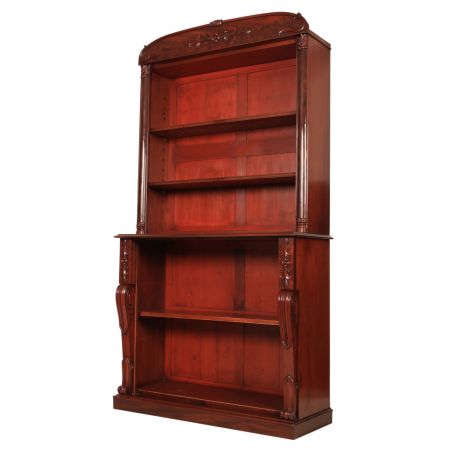 Antikes Mahagoni Bücherregal britisch ca 1820