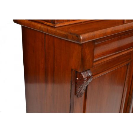 Viktorianisches antikes Mahagoni Bücherregal englisch ca 1870