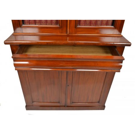 Viktorianisches antikes Mahagoni Bücherregal englisch ca 1870