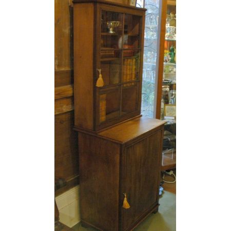 Georgischer Mahagoni Bücherschrank antik britisch ca 1810