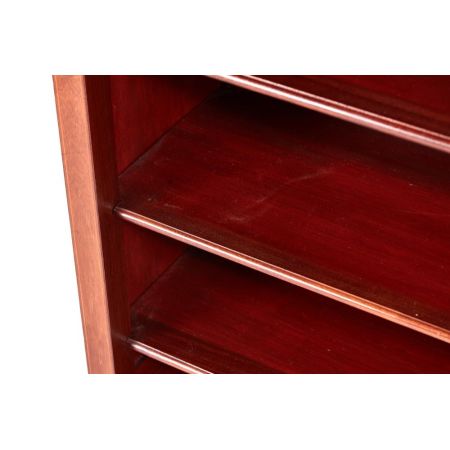 Edwardianisches britisches Mahagoni Bücherregal antik ca 1890