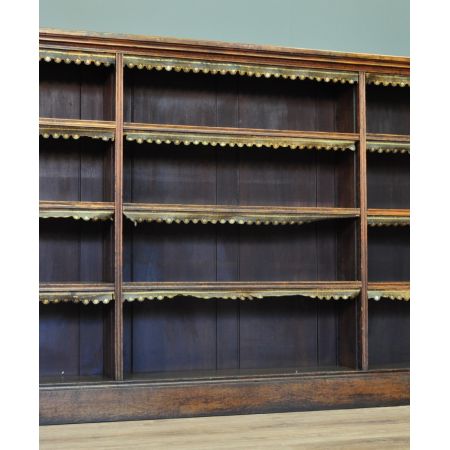 Viktorianischer antiker Eichen Bücherschrank englisch ca 1880