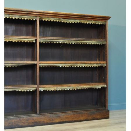 Viktorianischer antiker Eichen Bücherschrank englisch ca 1880