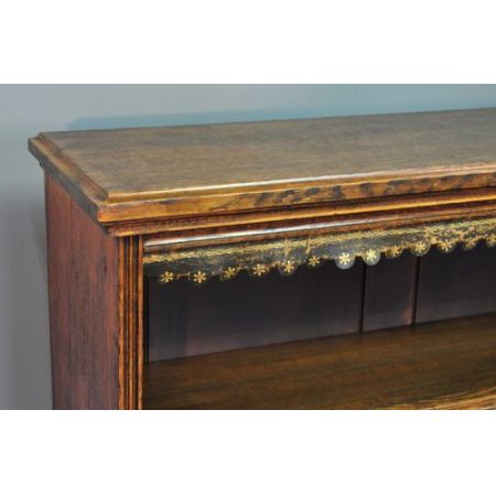 Viktorianischer antiker Eichen Bücherschrank englisch ca 1880