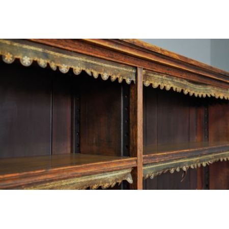 Viktorianischer antiker Eichen Bücherschrank englisch ca 1880