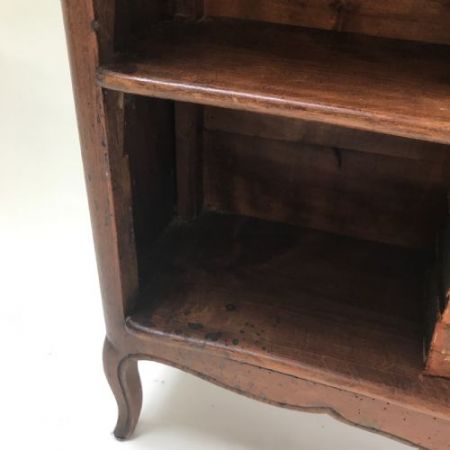 Französisches antikes Massivholz Bücherregal ca 1900