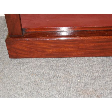 Viktorianisches antikes Mahagoni Bücherregal britisch ca 1860