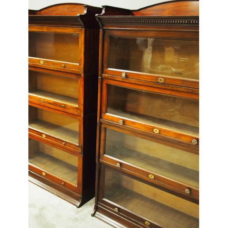 Antike britische Bücherschränke Buche ca 1910