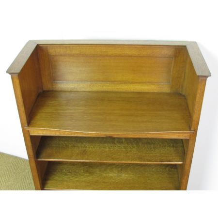 Antiker Arts & Crafts Bücherschrank Eiche britisch ca 1930