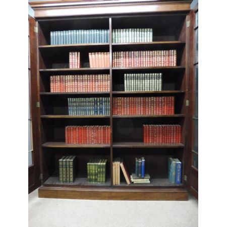 Antikes britisches Mahagoni Bücherregal ca 1900