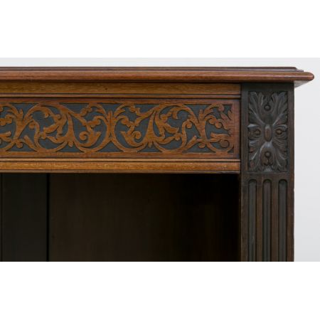 Antikes britisches Bücherregal Mahagoni ca 1880