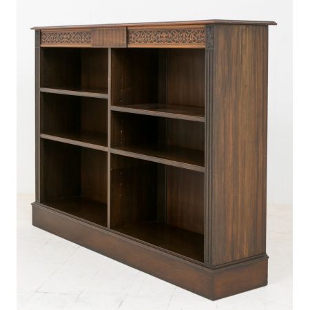 Antikes britisches Bücherregal Mahagoni ca 1880