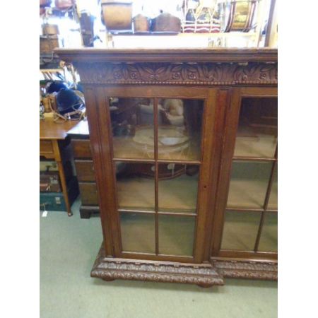 Antikes britisches Bücherregal Eiche ca 1900