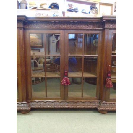 Antikes britisches Bücherregal Eiche ca 1900