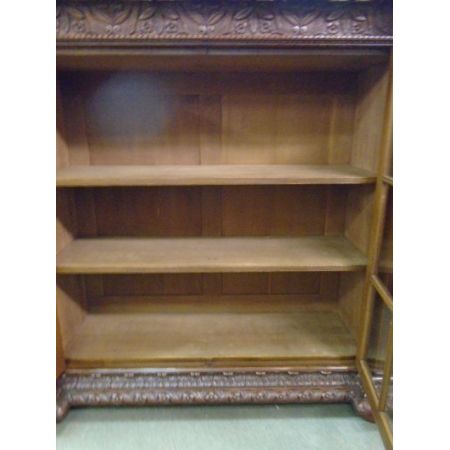 Antikes britisches Bücherregal Eiche ca 1900