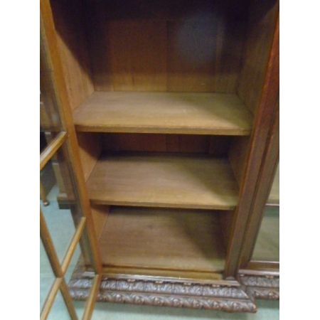 Antikes britisches Bücherregal Eiche ca 1900