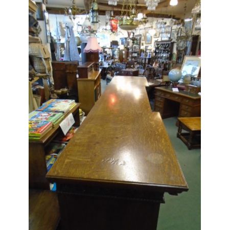 Antikes britisches Bücherregal Eiche ca 1900