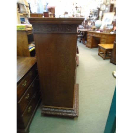 Antikes britisches Bücherregal Eiche ca 1900