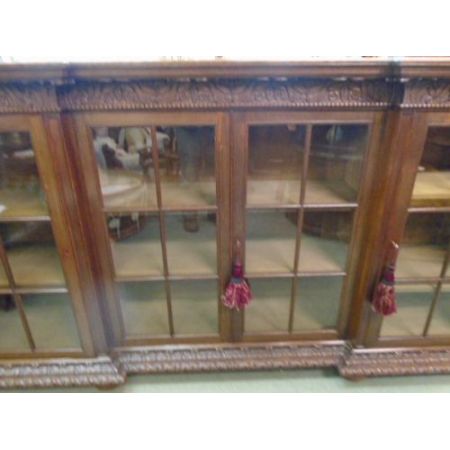 Antikes britisches Bücherregal Eiche ca 1900