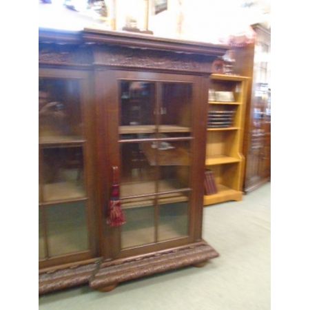 Antikes britisches Bücherregal Eiche ca 1900