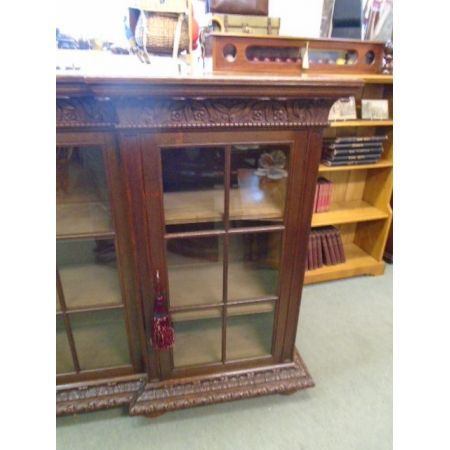 Antikes britisches Bücherregal Eiche ca 1900