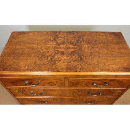 Antike britische Kommode Nussbaum ca 1930