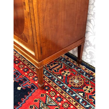 Edwardianische antike Mahagoni Nachtschränke britisch ca 1890