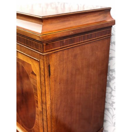 Edwardianische antike Mahagoni Nachtschränke britisch ca 1890