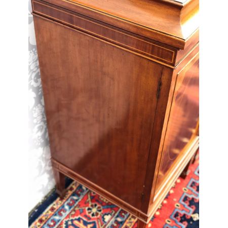 Edwardianische antike Mahagoni Nachtschränke britisch ca 1890