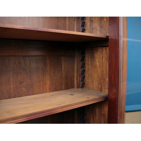 Französischer antiker Mahagoni Bücherschrank Vitrine ca 1810