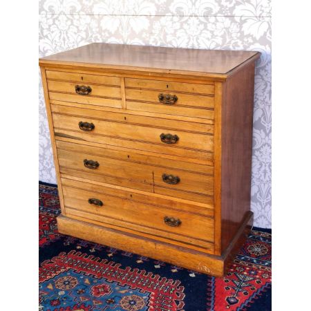 Edwardianische Satinholz Kommode antik britisch ca 1890